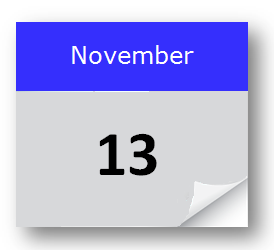 13th of November